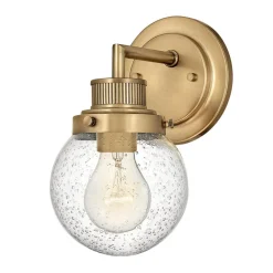 Poppy væglampe til badeværelset 1 lyskilde messing^Quintiesse