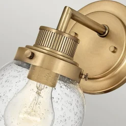 Poppy væglampe til badeværelset 1 lyskilde messing^Quintiesse