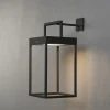 Portofino LED-solcellelygte, væg/bord, sort^Konstsmide New