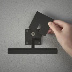 Portofino LED-solcellelygte, væg/bord, sort^Konstsmide New