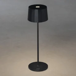 Konstsmide Positano LED-bordlampe til udendørs brug, sort