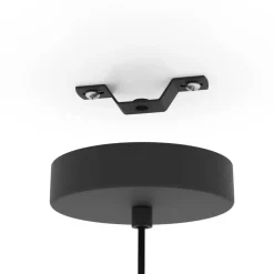Pozueta 1 hængelampe, 1 lyskilde, sort/brun^EGLO Discount