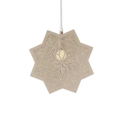 Elvira dekostjerne af metal, beige^PR Home New