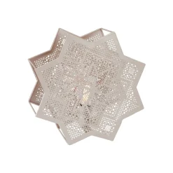 Elvira dekostjerne af metal, beige^PR Home New