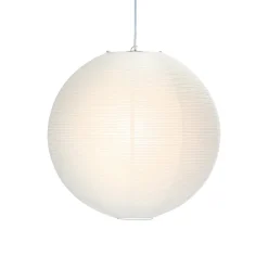 PR Home Pendellamper>Haru hængelampe, papir, hvid, Ø 50 cm, globus