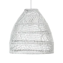 PR Home hængelampe, Maja Outdoor, Ø 53 cm, hvid, rattan