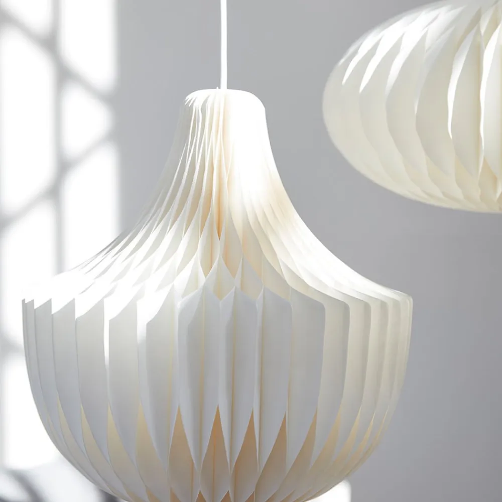 hængelampe Vicky, hvid, papir, Ø 40 cm, 3 x E14^PR Home Clearance