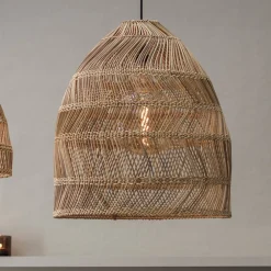 PR Home Maja hængelampe rattan, Ø45cm kabel 2,5m