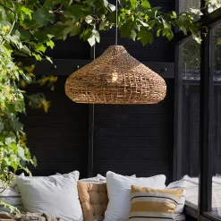 Mira udendørs hængelampe, Lampakanay, stik, Ø 58 cm^PR Home New