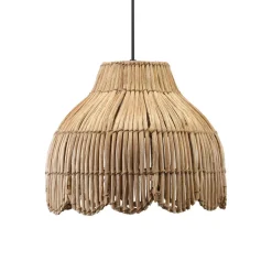PR Home Udendørs Pendellamper>Pia udendørs hængelampe lavet af naturfiber, stik med kabel