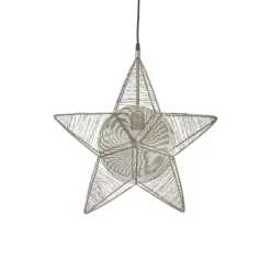 Rigel dekostjerne af metal Ø 50 cm sølv^PR Home Outlet