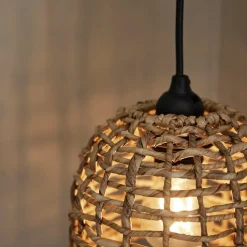 PR Home udendørs hængelampe Cebu, Ø 17 cm, Lampakanay, stik