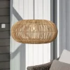 Zuri udendørs pendel, Ø 51 cm, rattan, stikprop^PR Home