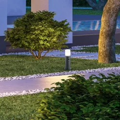 Trio Lighting Praktisk sokkellampe Hoosic med sensor