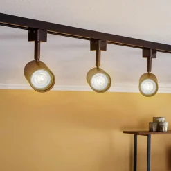 PRIOS Gang|Pendellamper>1 lyskilde skinnesystem Jorell, sort, 3 lyskilder, GU10