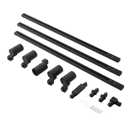 1 lyskilde skinnesystem Jorell, sort, 5 lyskilder, GU10^PRIOS Discount