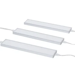 PRIOS Ashtonis LED-underskabsbelysning, sæt med 3, 20 cm