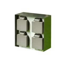 PRIOS Foranda energisøjle, 4 stk., stål, 23 cm