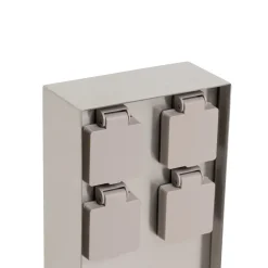 PRIOS Foranda energisøjle, 4 stk., stål, 23 cm