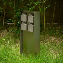 Foranda energisøjle, 4 stk., stål, 40 cm^PRIOS Online