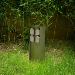 Foranda energisøjle, 4 stk., stål, 40 cm^PRIOS Online