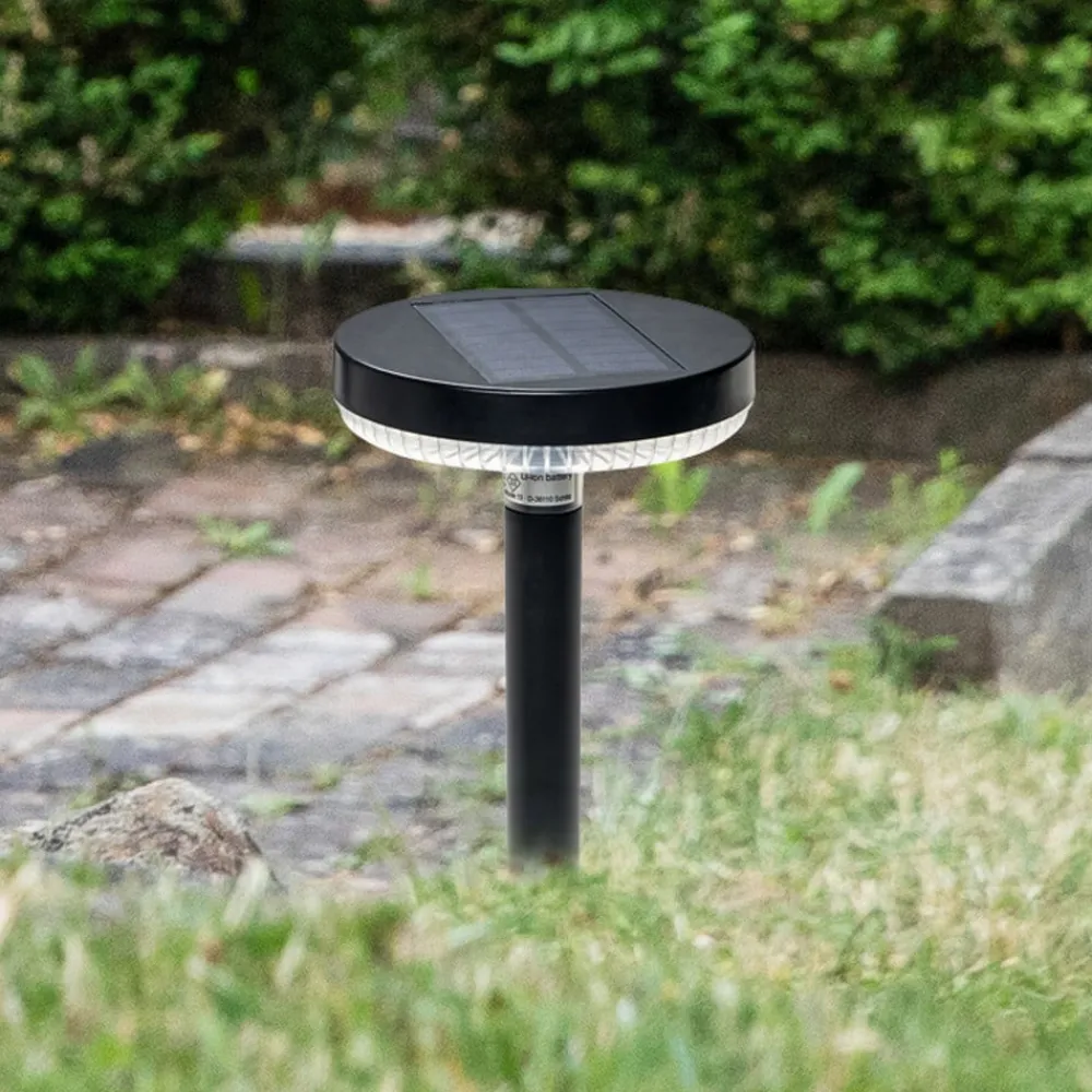 PRIOS Solcellelamper|Udendørs Spot>Glenios LED-solcellelampe med jordspyd