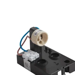 Irfan udendørs væglampe, rund, sort, 10 cm^PRIOS Online