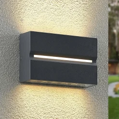 Itarion LED udendørs væglampe, klar skærm^PRIOS Sale