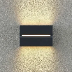 Itarion LED udendørs væglampe, klar skærm^PRIOS Sale