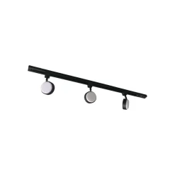 Jardani skinnesystem med 1 kredsløb 3 lyskilder sort^PRIOS