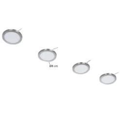 PRIOS Jopos LED-møbellampe i sæt med 4 stk