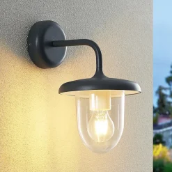 PRIOS Væglamper>Larkumi udendørs væglampe med E27-fatning