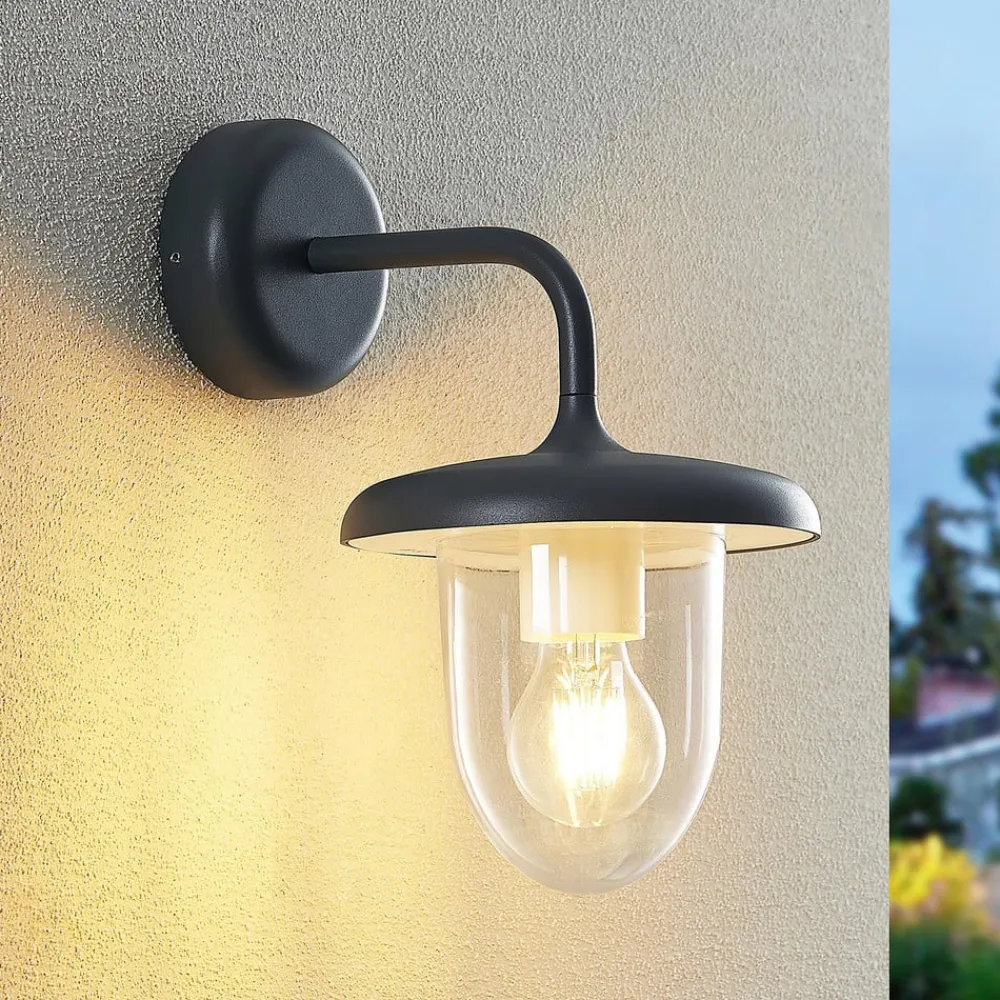 PRIOS Væglamper>Larkumi udendørs væglampe med E27-fatning