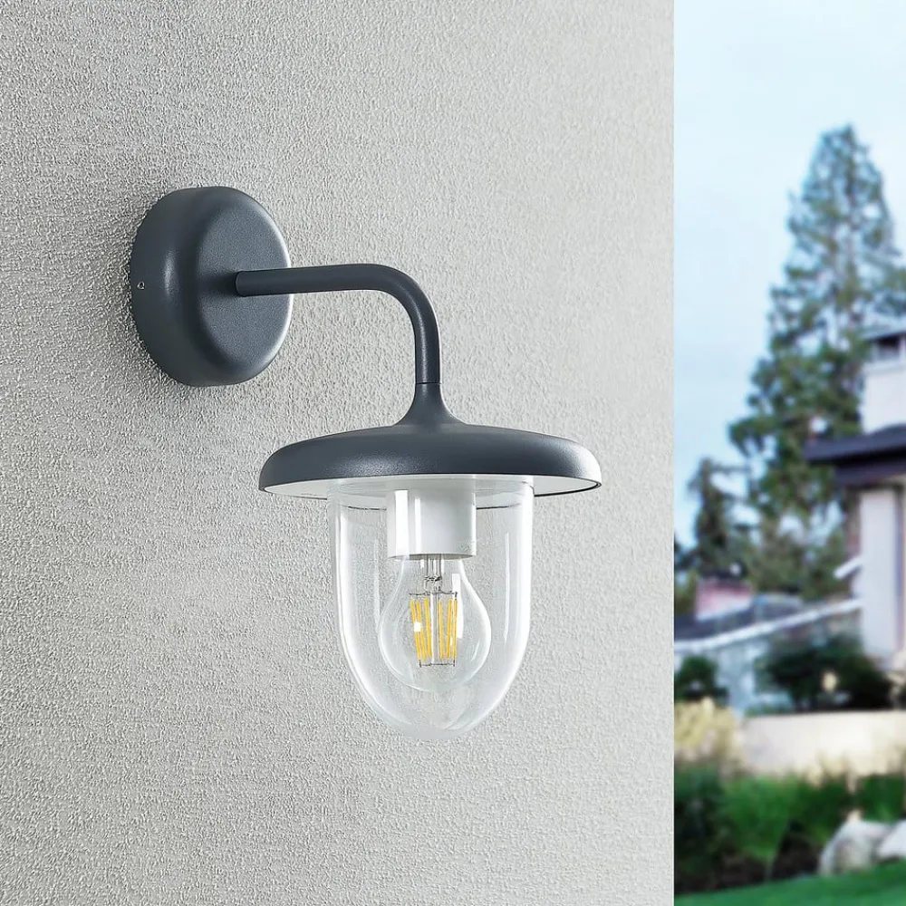 PRIOS Væglamper>Larkumi udendørs væglampe med E27-fatning