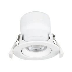 LED indbygningslampe Shima, hvid, 7W, 3000K, 3 enheder, dæmpbar^PRIOS