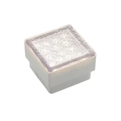 PRIOS LED nedgravningslampe Ewgenie, 10 cm, transparent