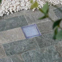 PRIOS LED nedgravningslampe Ewgenie, 10 cm, transparent