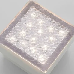 PRIOS LED nedgravningslampe Ewgenie, 10 cm, transparent