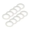 PRIOS LED-indbygningslampe Cadance, hvid, 12 cm, sæt med 10, CCT
