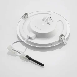 PRIOS LED-indbygningslampe Cadance, hvid, 24 cm, sæt med 3, CCT