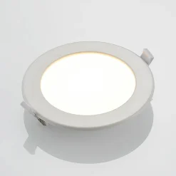 LED-indbygningslampe Cadance, hvid, 17 cm, CCT, IP44^PRIOS Discount