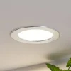 LED-indbygningslampe Cadance, sølv, 17 cm, CCT, IP44^PRIOS Discount