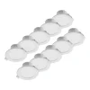 PRIOS Loftlamper|Loftlamper>LED-indbygningslampe Rida, sæt med 10, hvid, 12 cm, CCT, IP44