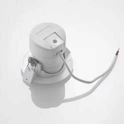 PRIOS LED-indbygningslampe Shima, hvid, 7 W, 3000K, dæmpbar