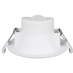 PRIOS LED-indbygningslampe Rida, sæt med 3, hvid, 10 cm, CCT, IP44