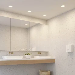 LED-indbygningslampe Cadance, hvid, 17 cm, sæt med 3, CCT^PRIOS Hot