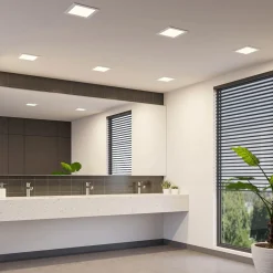 PRIOS Loftlamper|Loftlamper>LED-indbygningslampe Helina, hvid, 22 cm, 18 W, dæmpbar