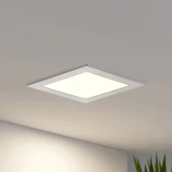 LED-indbygningslampe Helina, sølv, 16,5 cm, dæmpbar^PRIOS