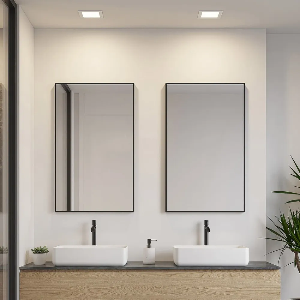 LED-indbygningslampe Helina, sølv, 16,5 cm, dæmpbar^PRIOS