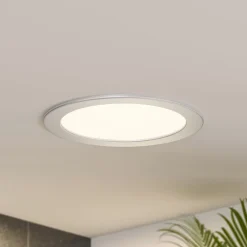 PRIOS Loftlamper|Indbygningsspots>LED-indbygningslampe Cadance, sølv, 22 cm, sæt med 3, CCT